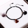 Wizock Agate Beaded Anklet Dangle Tassels Spiritual Reiki Stones Ankle