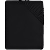Utopia Bedding Fitted Sheet Small Double / 4ft, Black -