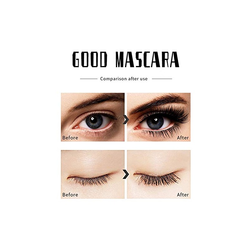 4D Mascara, Flash Diamond Silk Fiber Lash Mascara, Waterproof Long