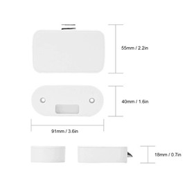 Smart Cabinet Lock, Bluetooth APP Unlock Concealed Baby Proofing Drawer Lock for Tuya, Automatic Locking Anti Theft Safe Lock for File Cabinets, Drawers, Wardrobes, Bookcases