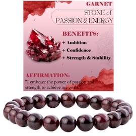 Bivei Pearl Bracelet for Women 8 mm Semi Precious Natural Stone Stretch Elastic Jewellery Yoga Gifts, Stone, No gemstone