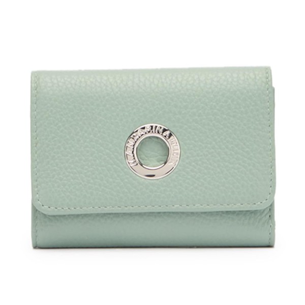 Mandarina Duck Women's Mellow Leather Wallet Travel Accessory Wallet, Iceberg