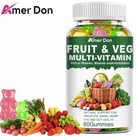 Fruits and Veggies Supplement 60 Gummies Balance of Daily Fruits & Vegetables