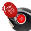 Red ABS Car Engine Start Stop Switch Button Cover Trim
