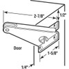 Prime-Line K 5031 2-7/8 In. Stamped Steel Zinc Plated Finish