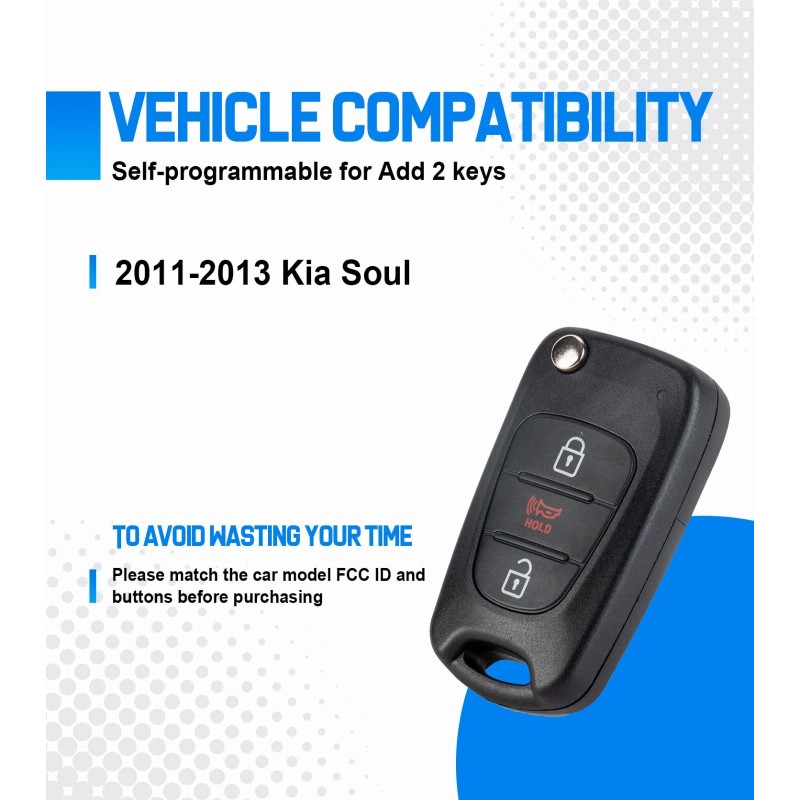 AUTOKEYMAX 2 DIY Program,Smart Flip Car Key Fob For 2011
