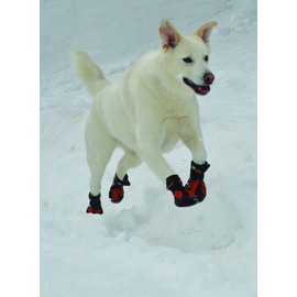 Muttluks, Snow Mushers Winter Dog Boots with Rubber Soles for Cold Weather