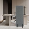 Office Partition,24 * 66In Light Gray Room Divider,Rectangle Divider Screen
