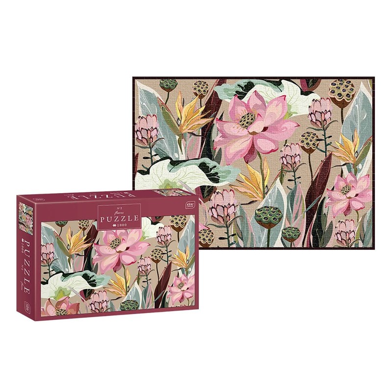 Interdruk PUZ1000FLO2 Puzzle, Flowers no. 2