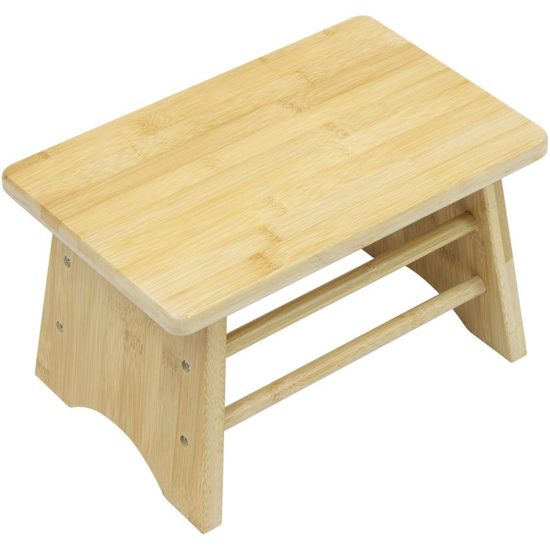 Sorbus Bamboo Step Stool - Great Foot Rest & Potty