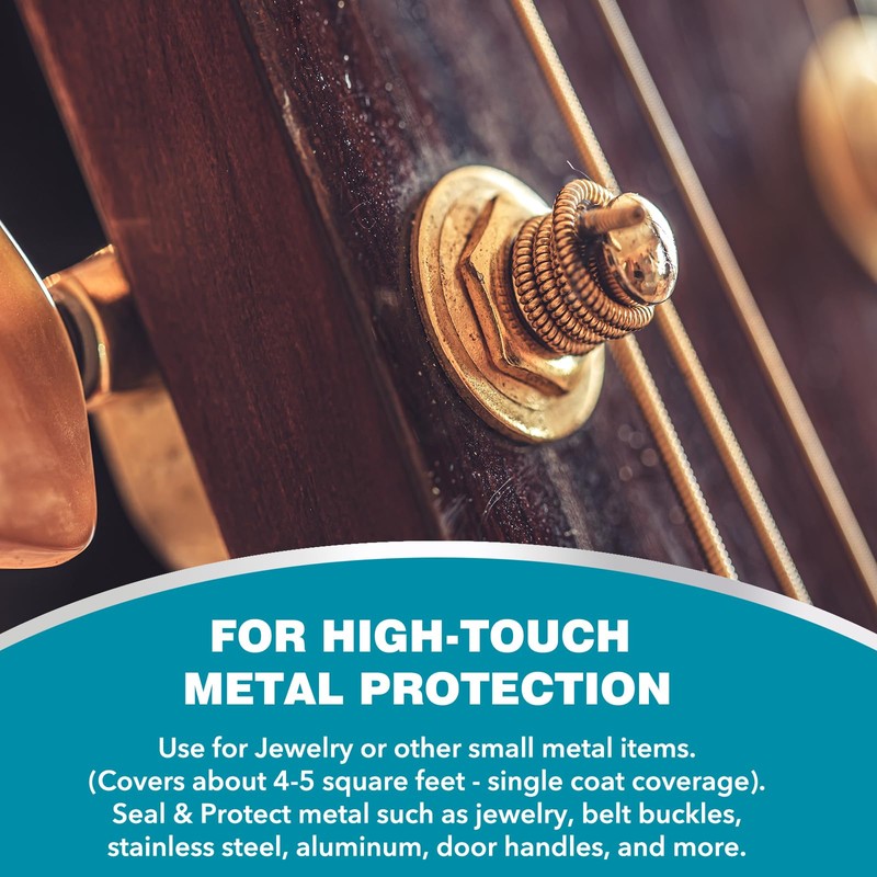 4 Oz. Clear, Protective Coating for Metal, Jewelry Coating, Jewelry