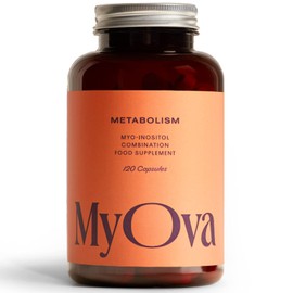 MyOva Metabolism, PMOS/PCOS Supplement, with Vitamin B6, (30-Day)
