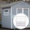 Tandefio 2 Pack Shed Window, 16'' x 16'' White Transom