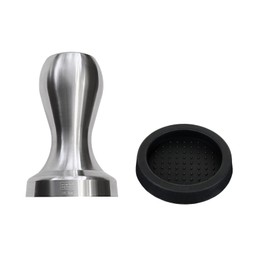 scarlet espresso Solido Affilato Tamper Inox Sharp Edge CNC Precision Machined Stainless Steel Solid Profitamper (Set 58.5 mm & Tamper Tray)