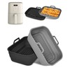 Collapsible Air Fryer Silicone Liners 2-Pack for Bella 4Qt Slim
