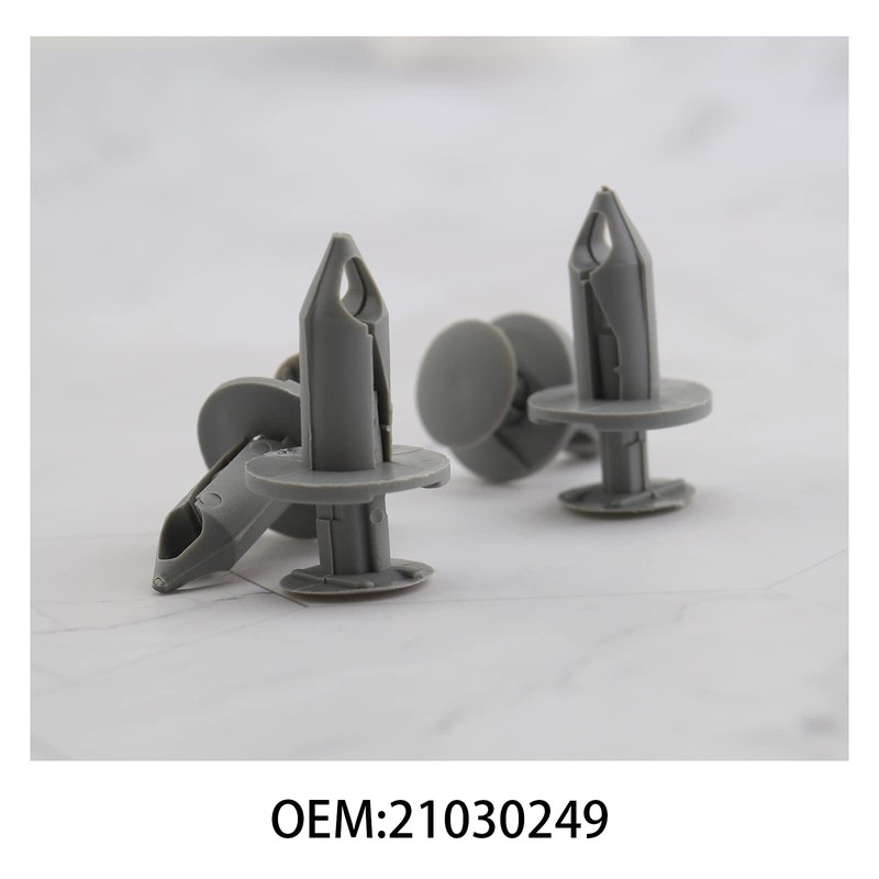 YINETTECH 50 x Grey Longer Trim Panel Fixing Lining Clips