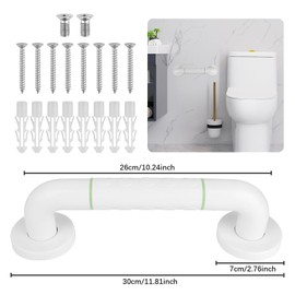 TNOMSNO Non-Slip Grab Rail for Seniors Grab Rail Shower Handles with Fluorescence, Non-Slip Grab Bar for Pregnant Women, Seniors, Bathtub, Toilet