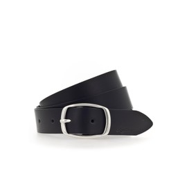 MUSTANG Women's Genuine Leather Belt, black