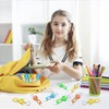 24 Pcs Helicopter Mini Rocket Flashlight Keychain Outer Space Party