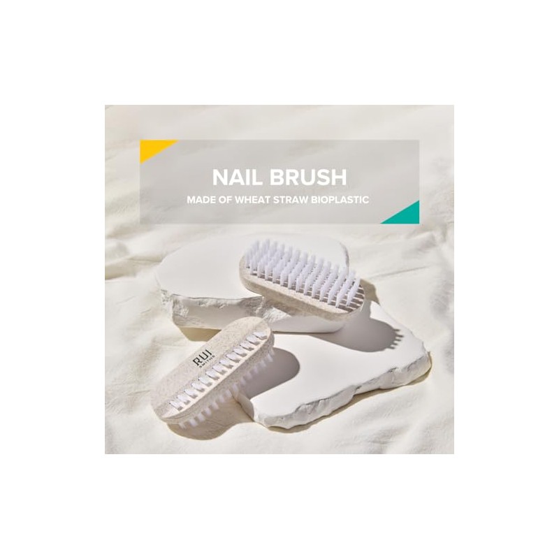 Rui Smiths CarbonConscious Cepillo de limpieza de uñas con cerdas