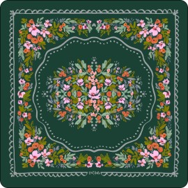Eco-Friendly Portable Durable Non-Slip Noise-Reducing Artificial Leather American Mahjong Table MatColor: Multi Mat-58-PG