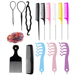 Kamm Haar Styling，HaarKamm Set，für Haarstylisten Barbers Salon Familie.