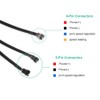 Pack of 4 3-Way 4-Pin PWM Fan Splitter Cable -