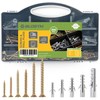 BLOSTM Screws and Wall Plugs Set 200 PCS - Heavy