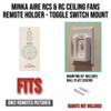Wall Mount Remote Control Holder Compatible with Minka Aire RCS