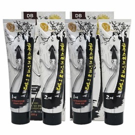 1+1 New Gen Geumsong Squid Ink Hair Color 300g (Large Capacity) - Color: Black / 1+1 뉴겐 금송 스퀴드 잉크 헤어 칼라300g(대용량) - 색상:블랙