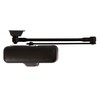 Light Duty Residential Hold Open Door Closer, ADA, Matte Black
