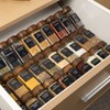 Yangbaga 4oz Glass Spice Jars with Labels，35Pcs Empty Square Spice