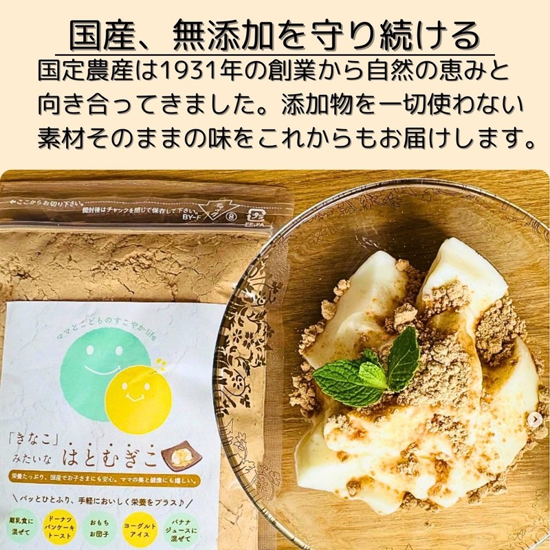 国定農産 ハトムギ粉 100g ハトムギ パウダー はとむぎ ハトムギパウダー ハトムギ全粒粉 国産ハトムギ100％使用 (100ｇ,