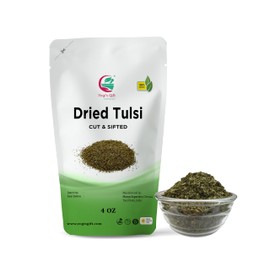 Dried Tulsi | Holy Basil Leaf Tea 113 grams (4 oz) | Relaxing and Calming Tea | 100% Natural | by Yogi's Gift®