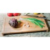Lipper International Bamboo Wood Over-The-Sink/Stove Kitchen Cutting and Serving Board,