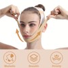 ZOPJUMA Double chin remover lifting mask, reusable V-line mask, can