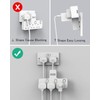 Mscien Multi Plug Extension 3 Way 3 USB with Flexible