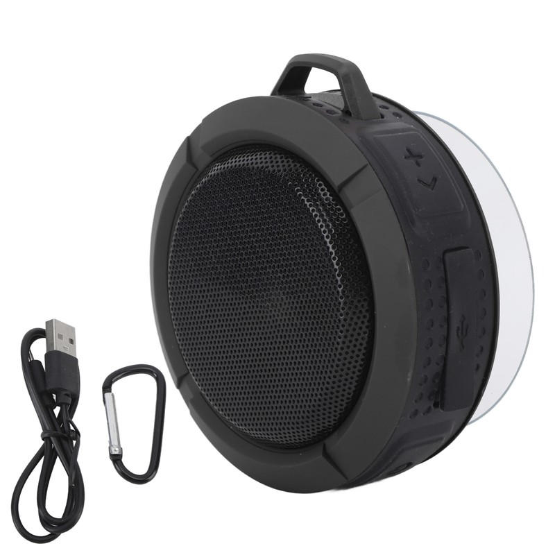 Suction Cup Bluetooth Speaker 3.7v 500mah IP65 Waterproof Portable Wireless