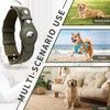 LiRui.R AirTag Dog Collar Soft Leather Webbing Dog Collar for