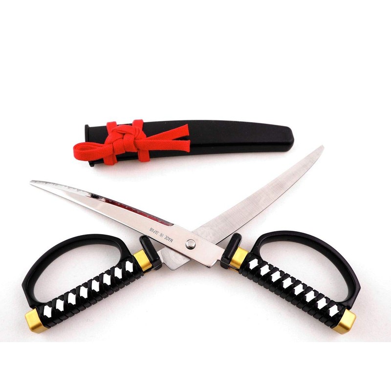 Katana Scissors NIHONTO Japanese Scissors Black Gift Made in Japan