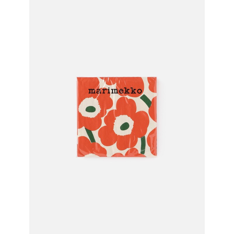 Marimekko 52_1_5273552621 F Lunch Napkins, Women's, Orange x Green