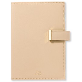 Iroha Publishing 2025 SUNNY Notebook, TRAD Monthly 《Beginning January 2025/B6 Size》【ecru beige】LSMT-42