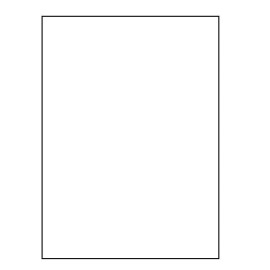 Springhill 100 Sheets - White Lightweight Cardstock - 67#  8.5 x 11