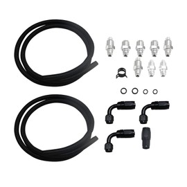 MAX COOL Power Steering Pump Hose Kit Suitable for LS LS1 LS3 Swap Pressure Return Line