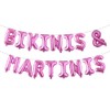 Bikinis & Martinis Hen Party Balloons Banner Beach Decorations Bach