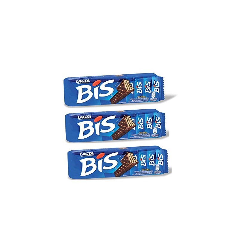 BIS Lacta - Chocolate Wafer - 4.94 Oz (PACK OF