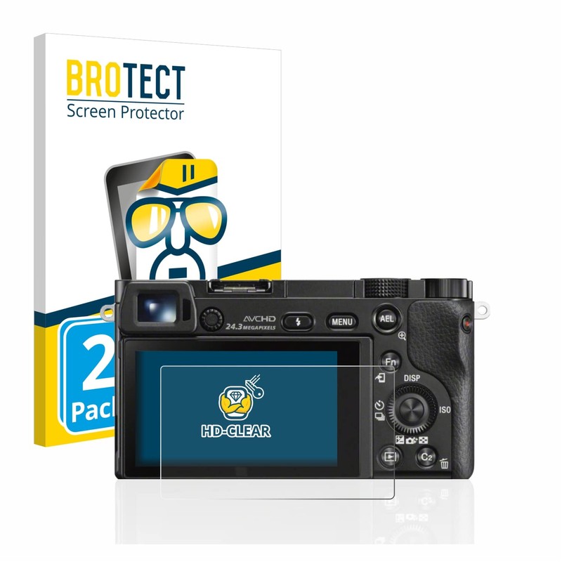 BROTECT Screen Protectors for Sony Alpha 5000/6000/6400 Ultra Clear (Pack