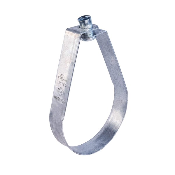 HIGHCRAFT ITSO-HQ05 Swivel Loop Pipe Hanger, Pre-Galvanized Steel, 5 in,