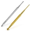 Nuanchu 2 Pieces Facial Reflexology Massage Tool Retractable Acupuncture Pen,