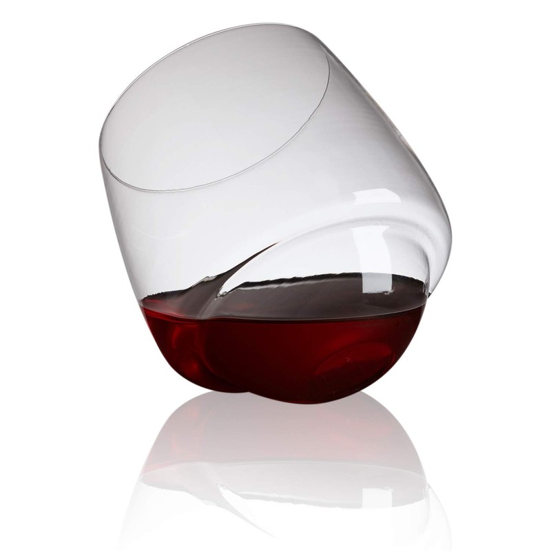 Cortunex Spill-Proof Wine Glass – Non-Spilling Stemless Glass, Great Gift